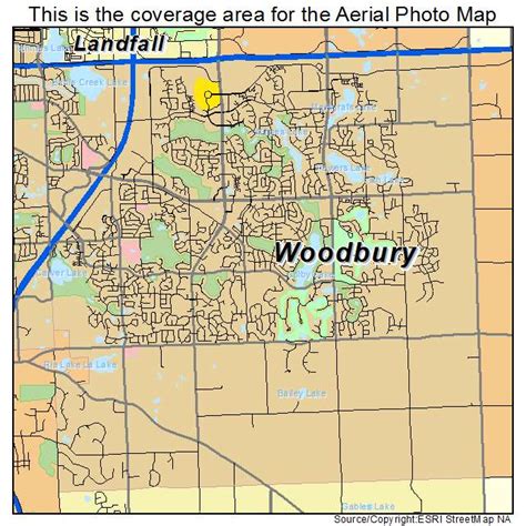 city of woodbury mn map.